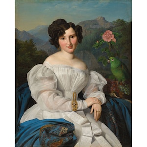 Ferdinand Georg Waldmuller : Countess Szechenyi (1828) - Giclee Fine Art Print
