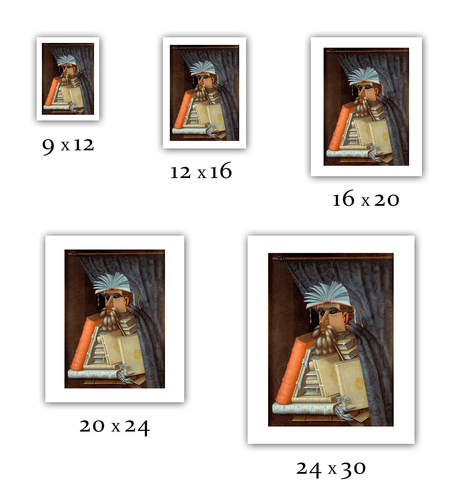 Giuseppe Arcimboldo : the Librarian (1904) - Giclee Fine Art Print - Etsy