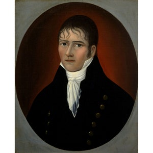 Joshua Johnson : Portrait of Sea Captain John Murphy (c. 1810) - Giclee Fine Art Print