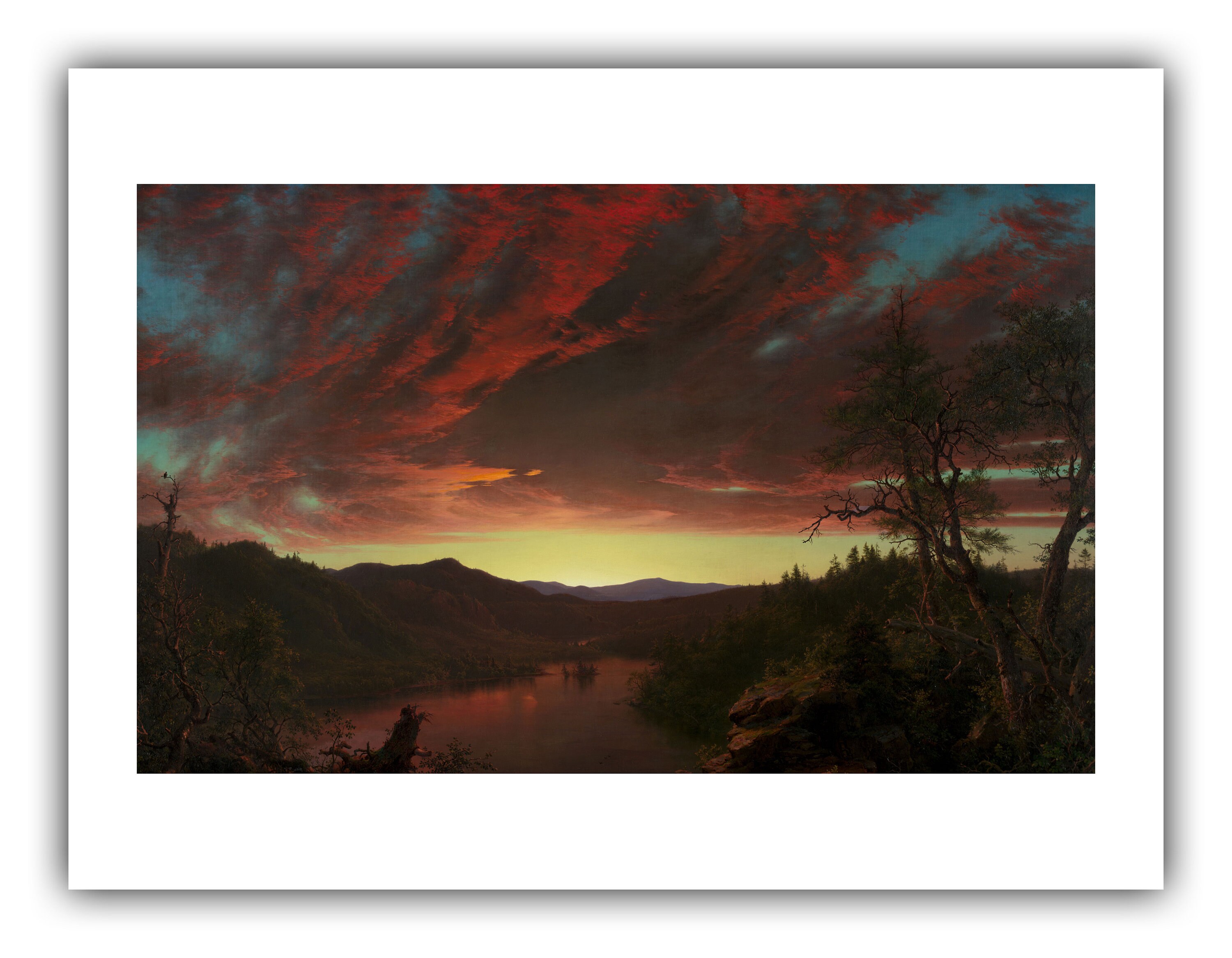 frederic edwin church twilight frederic edwin church twilight