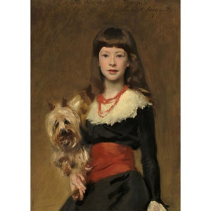 John Singer Sargent : Miss Beatrice Townsend (1882) - Giclee Fine Art Print