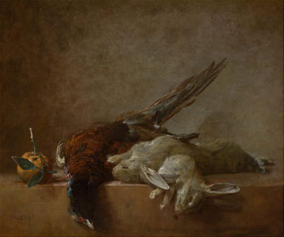 The Billiard Game Chardin Art Poster 24x36