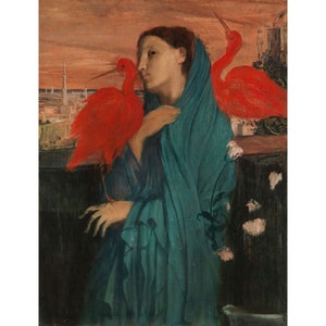 Edgar Degas : Young Woman with Ibis (1860-1862) - Giclee Fine Art Print