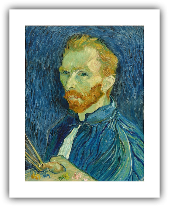 フィンセント・ヴァン ゴッホ 肖像 1887 油彩 肉筆 チャオ　シャオヨン作 フィンセント・ヴァン ゴッホ 肖像 1887 油彩 肉筆 チャオ