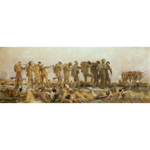 John Singer Sargent : Gassed (1918-1919) - Giclee Fine Art Print