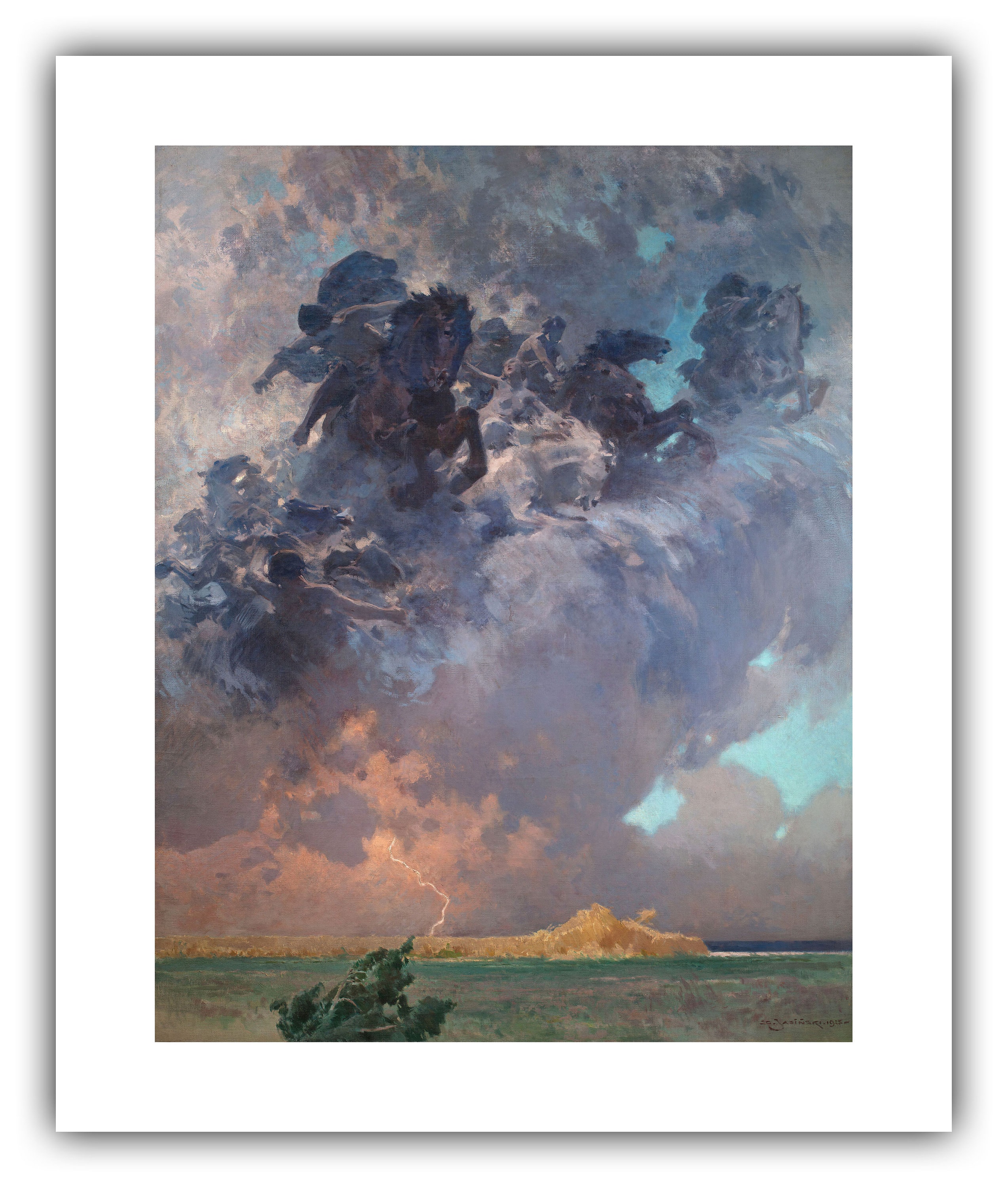 Zdzislaw Jasinski : Storm (1925) - Giclee Fine Art Print - Etsy