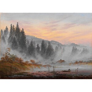 Caspar David Friedrich: Momentos del día - Mañana (1821-1822) - Impresión artística giclée