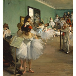 Edgar Degas : The Dance Class (1874) - Giclee Fine Art Print