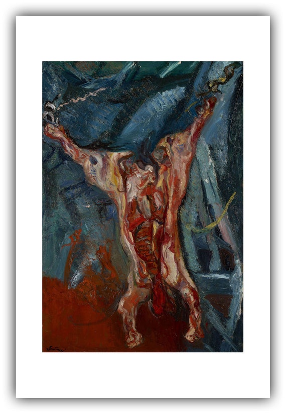 シャイム・スーティン：牛の死体（1925年） - ジクレー版画 - Etsy 日本