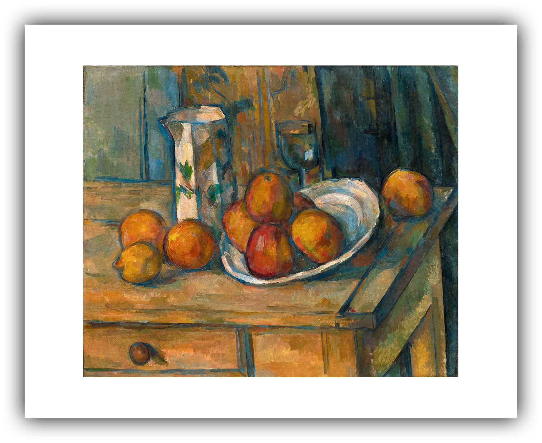 Amazon.co.jp: Paul Cézanneポール・セザンヌ《果物籠のある静物