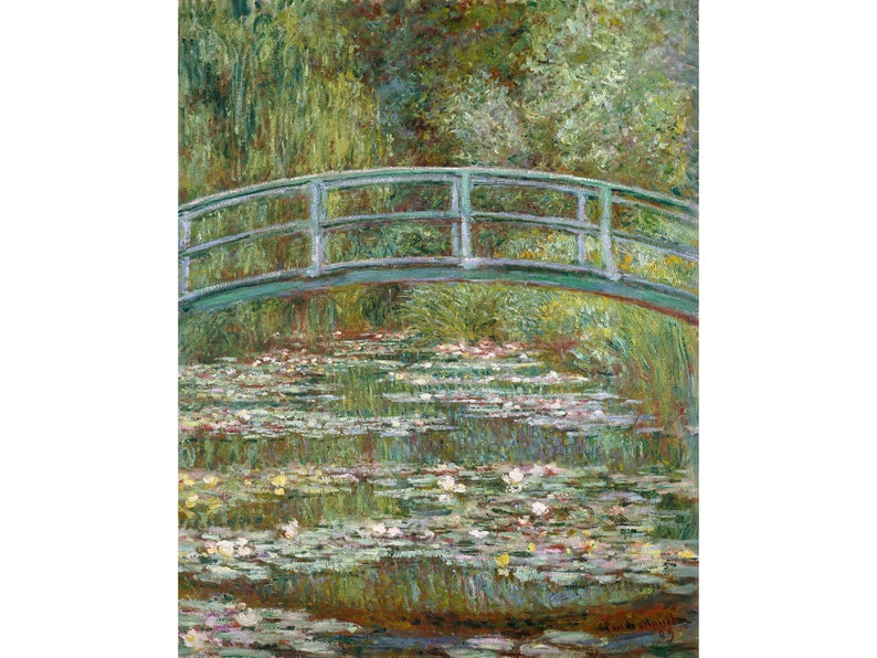 Claude Monet : Bridge Over a Pond of Water Lilies 1899 - Etsy