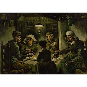 Vincent van Gogh : The Potato Eaters (1885) - Giclee Fine Art Print