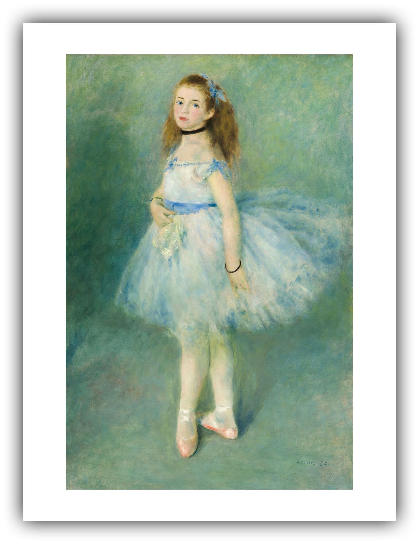 ルノワール・ピエール＝オーギュスト、踊り子、希少な画集より ピエール＝オーギュスト・ルノワール：踊り子（1874年頃