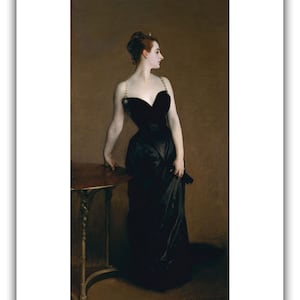 John Singer Sargent : Portrait of Madame X Madame Pierre Gautreau 1884 Giclee Fine Art Print 12 x 16 inches