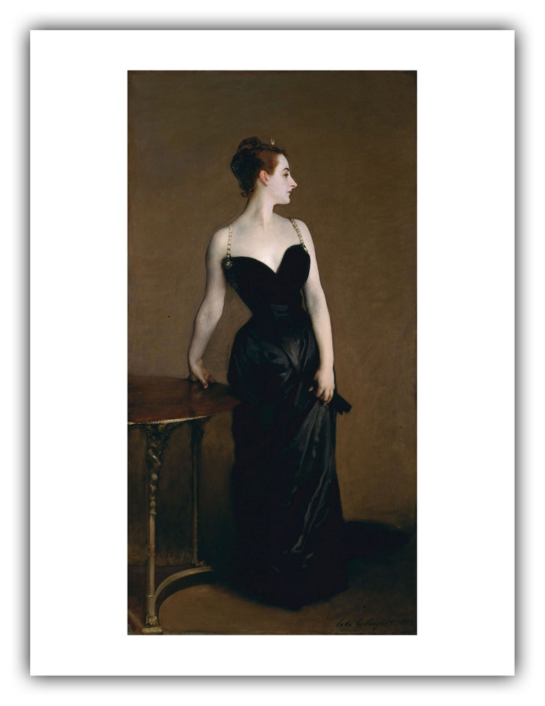 John Singer Sargent : Portrait of Madame X Madame Pierre Gautreau 1884 Giclee Fine Art Print image 5