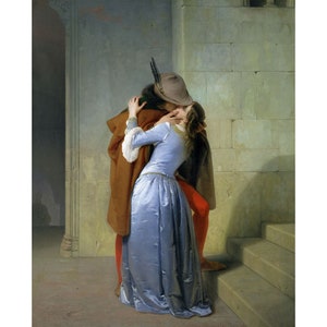 Francesco Hayez : The Kiss (1859) - Giclee Fine Art Print
