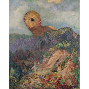 Odilon Redon : The Cyclops (c. 1914) - Giclee Fine Art Print