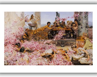ローレンス・アルマ＝タデマ：ヘリオガバルスの薔薇（1888年