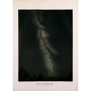 Etienne Leopold Trouvelot : Part of the Milky Way (The Trouvelot Astronomical Drawings, 1882) - Giclee Fine Art Print