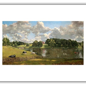 John Constable : Wivenhoe Park, Essex 1816 Giclee Fine Art Print 16 x 20 inches
