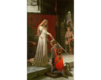 Edmund Leighton: El galardón (1901) - Impresión artística giclée