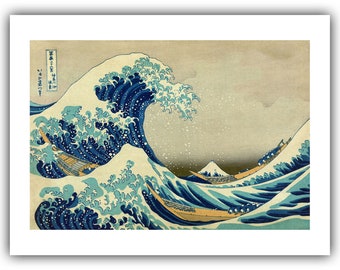 葛飾北斎 : 神奈川沖浪裏 (1826-1833) - ジークレー ファイン アート