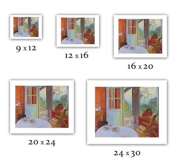 Pierre Bonnard Dining Room In The Country 1913 Giclee Fine Art Print