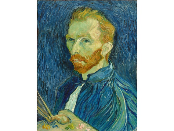 フィンセント・ファン・ゴッホ：自画像（1889年8月） - ジクレー