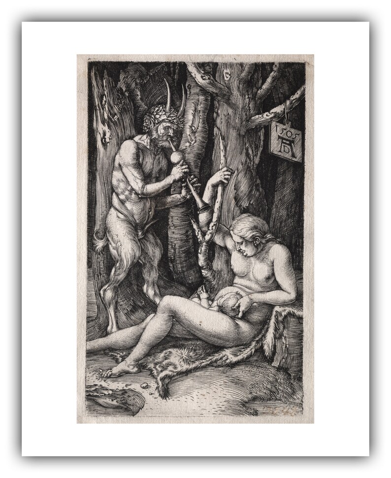 Albrecht Durer : The Satyr Family 1505 Giclee Fine Art Print image 6