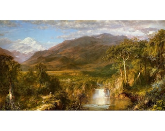 Frederic Edwin Church : The Heart of the Andes (1859) - Giclee Fine Art Print