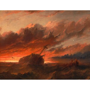 Francis Danby: Naufragio (c. 1850) - Giclee Fine Art Print