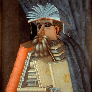 Giuseppe Arcimboldo : The Librarian 1904 Giclee Fine Art Print image 3