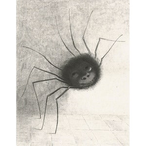 Odilon Redon : The Spider (1887) - Giclee Fine Art Print