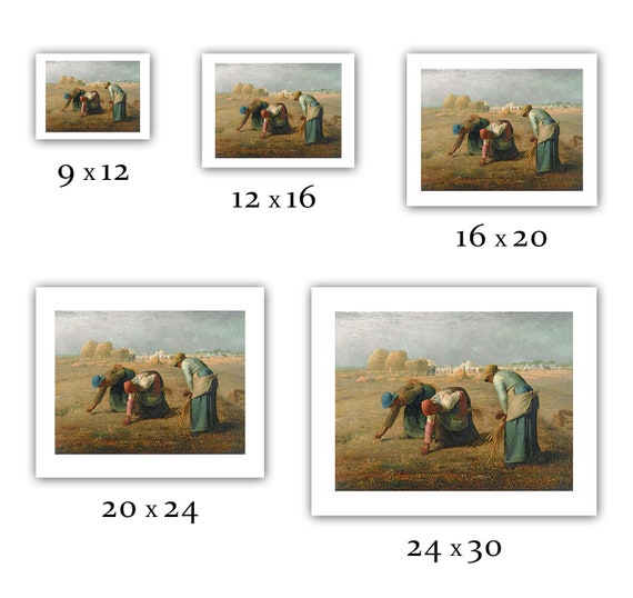 ジャン＝フランソワ・ミレー：落穂拾い（1857年） - ジクレー