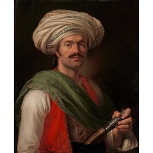 Horace Vernet : Portrait of a Mamluk (1810) - Giclee Fine Art Print