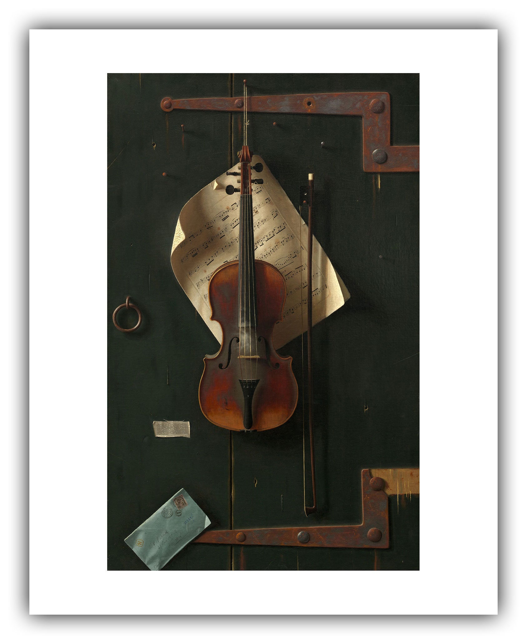 Trivial Roux Omvendt William Michael Harnett : the Old Violin 1886 Giclee Fine - Etsy