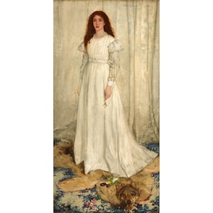 James McNeill Whistler : Symphony in White, No. 1 - The White Girl (1862) - Giclee Fine Art Print