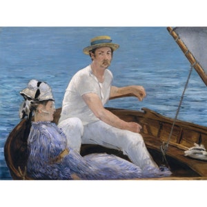 Edouard Manet : Boating (1874) - Giclee Fine Art Print
