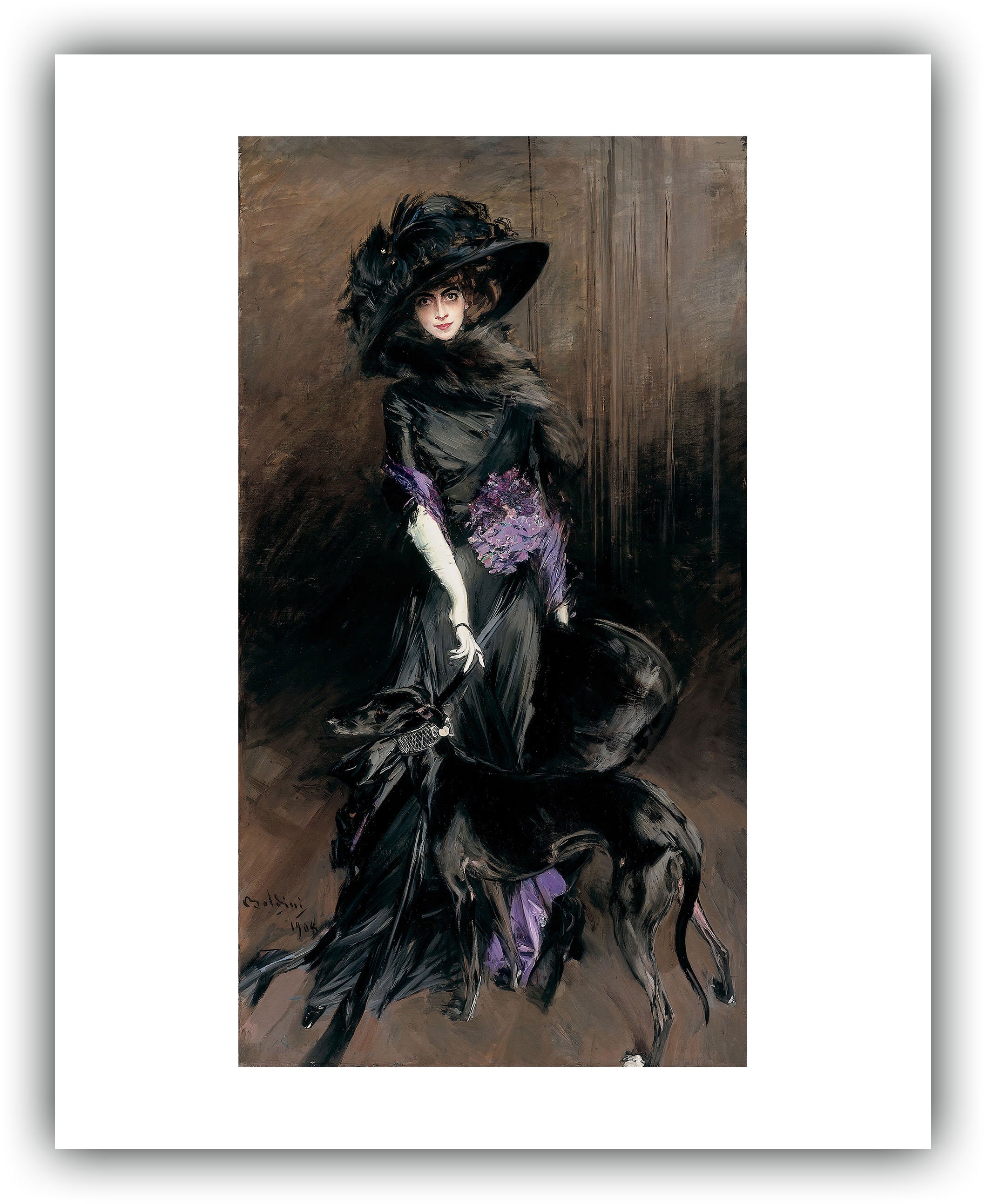Giovanni Boldini : Portrait of the Marchesa Luisa Casati With a