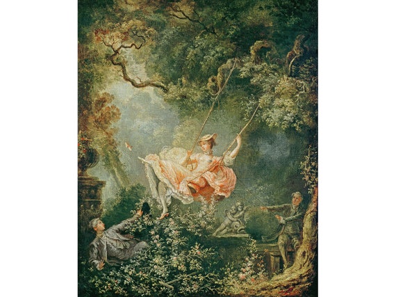 フラゴナール「ブランコ」 フラゴナールの『ぶらんこ』とは｜ロココ美術の成り立ちから