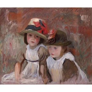 John Singer Sargent : Village Children (1890) - Giclee Fine Art Print
