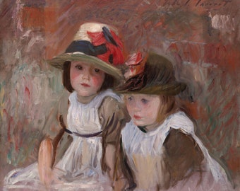 John Singer Sargent : Village Children (1890) - Giclee Fine Art Print