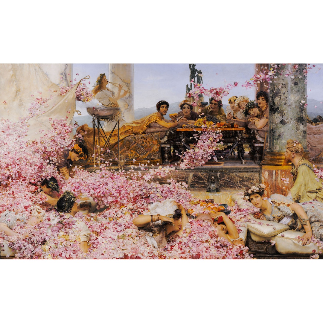 ローレンス・アルマ＝タデマ：ヘリオガバルスの薔薇（1888年