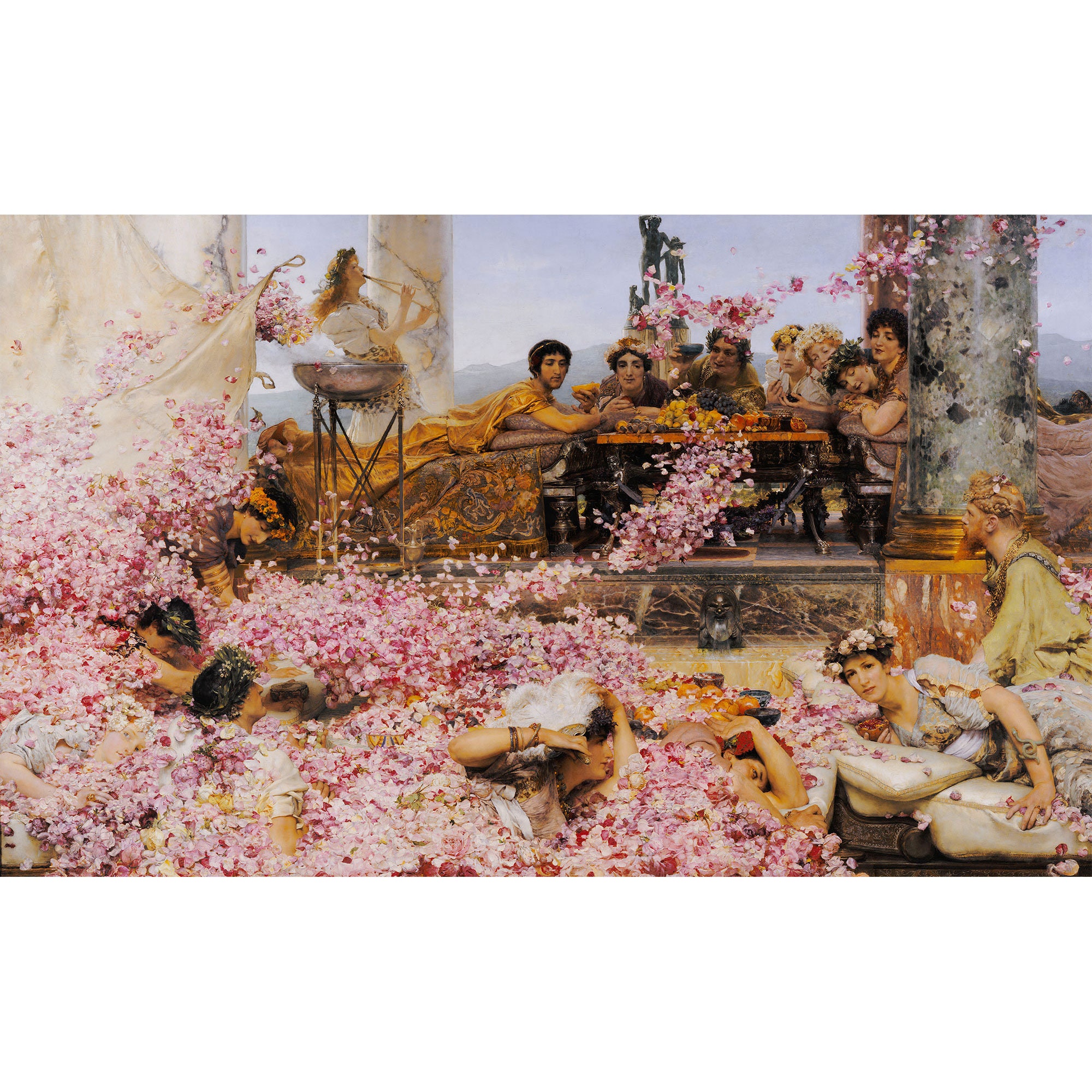 ローレンス・アルマ＝タデマ：ヘリオガバルスの薔薇（1888年