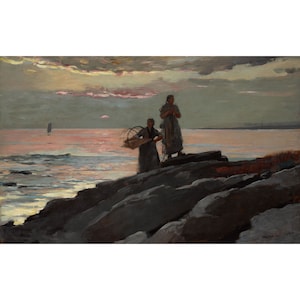 Winslow Homer : Saco Bay (1896) - Giclee Fine Art Print