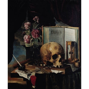 Simon Renard de Saint-Andre : Vanitas (1600) - Impresión de Bellas Artes Giclee