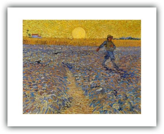 フィンセント・ファン・ゴッホ：種をまく人（1888年頃） - ジクレー