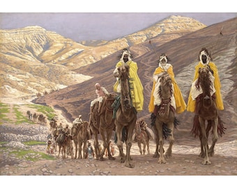 James Tissot : The Journey of the Magi (c. 1894) - Giclee Fine Art Print