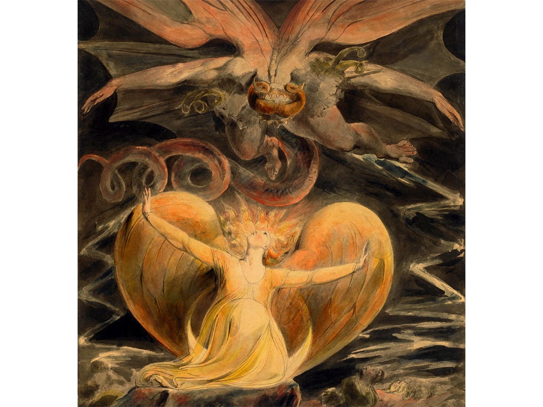 William Blake : the Great Red Dragon and the - Etsy