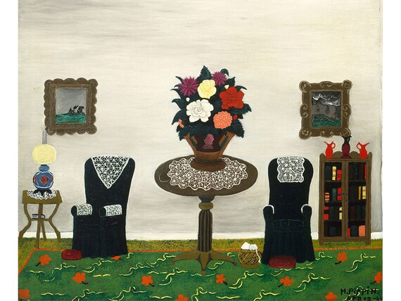 Horace Pippin : Victorian Interior II 1945 Giclee Fine Art | Etsy